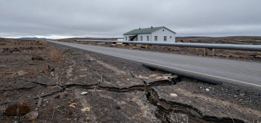 Изменения в вечной мерзлоте России из-за глобального потепления.